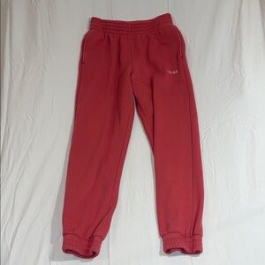 Vibrant Red Jogger Sweatpants
